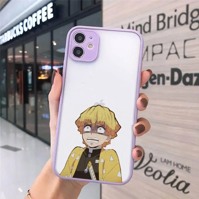 Demon Slayer Kimetsu No Yaiba Phone Case Matte Transparent for iPhone 7 8 11 12 s mini pro X XS XR MAX Plus cover funda
Demon Slayer Kimetsu No Yaiba Phone Case Matte Transparent for iPhone 7 8 11 12 s mini pro X XS XR MAX Plus cover funda