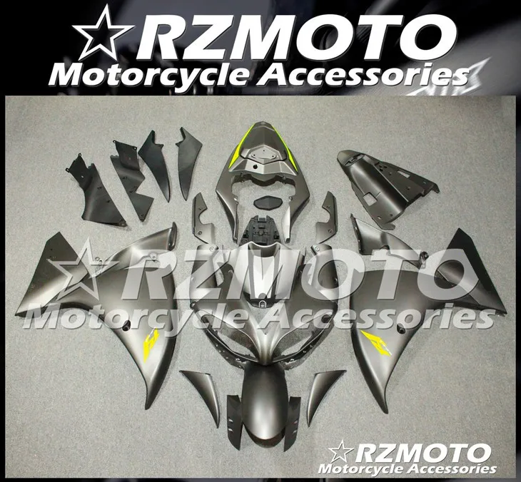 Injection Mold New ABS Whole Fairings Kit Fit for YAMAHA YZF-R1 R1 2009 2010 2011 09 10 11 Bodywork set Gray matte
Injection Mold New ABS Whole Fairings Kit Fit for YAMAHA YZF-R1 R1 2009 2010 2011 09 10 11 Bodywork set Gray matte