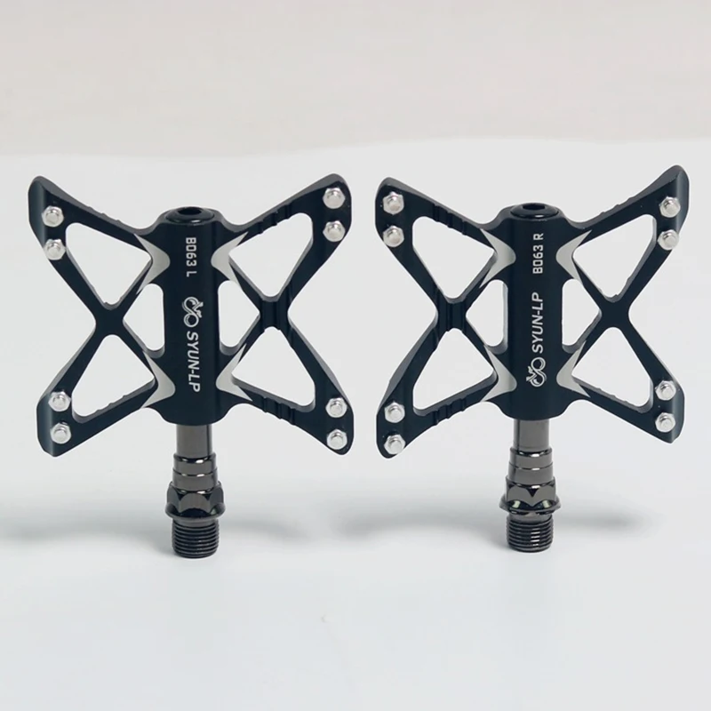 Mountain bike super moist bearing pedal B063 aluminum alloy pellin pedal CRMO chrome molybdenum steel axis replaceable nial
Mountain bike super moist bearing pedal B063 aluminum alloy pellin pedal CRMO chrome molybdenum steel axis replaceable nial