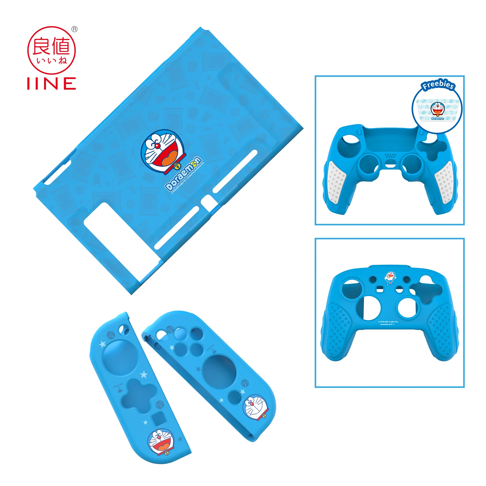 Силиконовый чехол для контроллера IINE Doraemon, мягкий чехол для Joycon, совместимый с Nintendo Switch
Силиконовый чехол для контроллера IINE Doraemon, мягкий чехол для Joycon, совместимый с Nintendo Switch