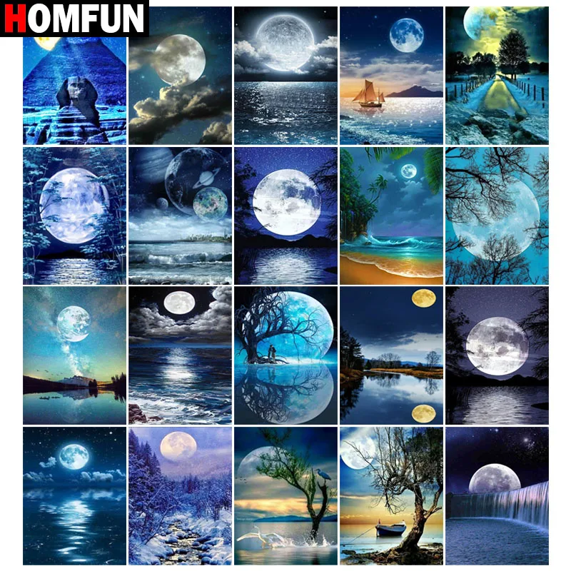 Алмазная 5D Вышивка HOMFUN, набор для рукоделия «Морской пейзаж ночной Луны», картина для творчества, вышивка крестиком, украшение для дома, под...
Алмазная 5D Вышивка HOMFUN, набор для рукоделия «Морской пейзаж ночной Луны», картина для творчества, вышивка крестиком, украшение для дома, под...