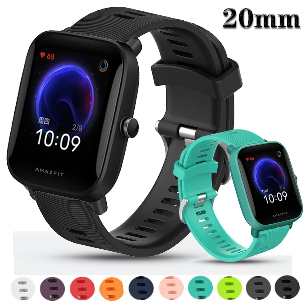 Ремешок силиконовый для Huami Amazfit Bip U Pro Easyfit, спортивный браслет для Amazfit Bip/Bip S/GTS 2 2E 2 мини-браслет, 20 мм
Ремешок силиконовый для Huami Amazfit Bip U Pro Easyfit, спортивный браслет для Amazfit Bip/Bip S/GTS 2 2E 2 мини-браслет, 20 мм