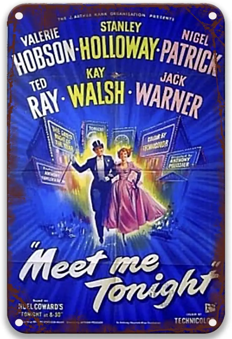 Meet Me Tonight (1952) Tin Signs Vintage Movies Poster Art Group for Coffee & Bar Custom Home Kitchen Office Toilet Decorative
Meet Me Tonight (1952) Tin Signs Vintage Movies Poster Art Group for Coffee & Bar Custom Home Kitchen Office Toilet Decorative