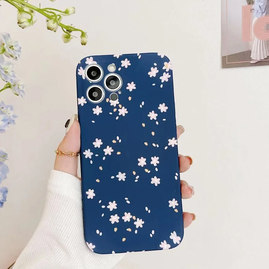 Fashion Cute Blue Daisy Pattern Phone Case for iPhone 12 11 Pro Max XS Max X XR 7 8 Plus 12pro Soft Tpu Matte Shockproof Cover
Fashion Cute Blue Daisy Pattern Phone Case for iPhone 12 11 Pro Max XS Max X XR 7 8 Plus 12pro Soft Tpu Matte Shockproof Cover