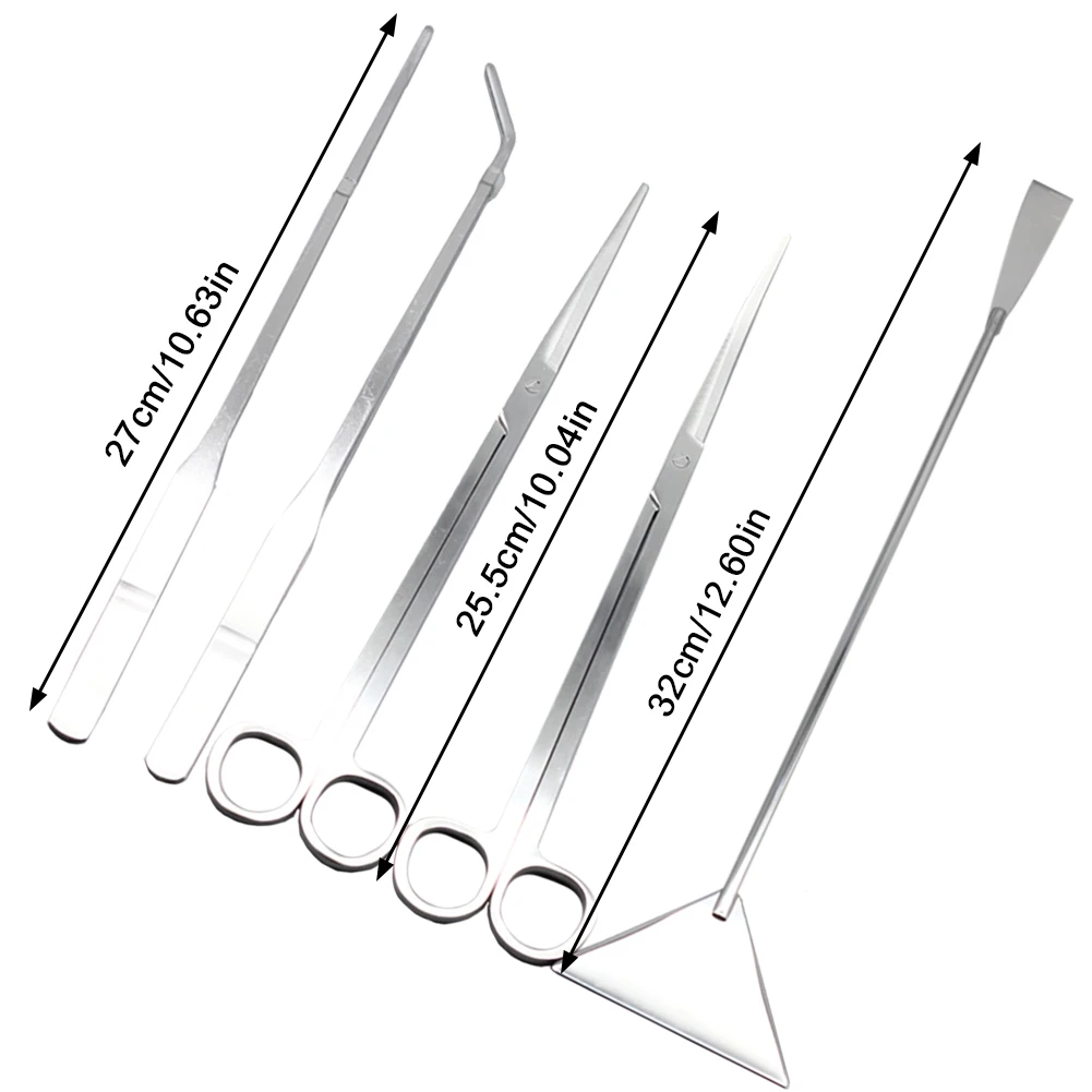 5PCS Aquarium Tool Kit Stainless Steel Scissors Tweezers Shovel Fish Tank Cleaning Kit Set Water Grass Tool
5PCS Aquarium Tool Kit Stainless Steel Scissors Tweezers Shovel Fish Tank Cleaning Kit Set Water Grass Tool