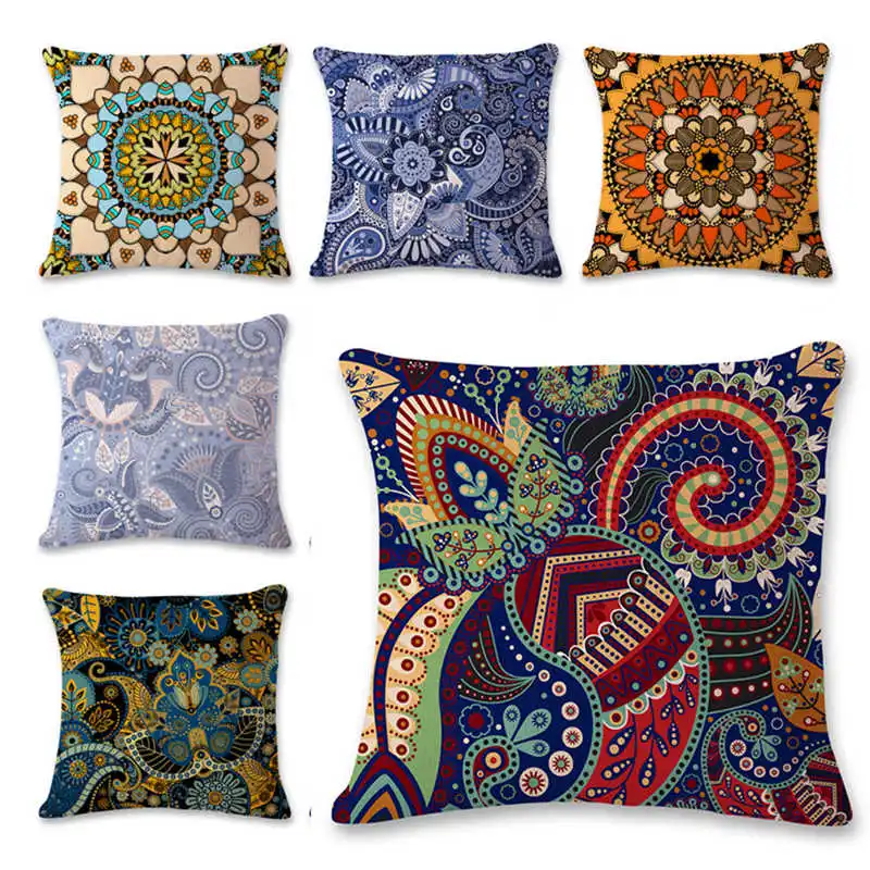 Vintage Divine Indian National Style Pillow Case Cotton Linen Sofa Cushion Cover Home Decor 18"
Vintage Divine Indian National Style Pillow Case Cotton Linen Sofa Cushion Cover Home Decor 18"