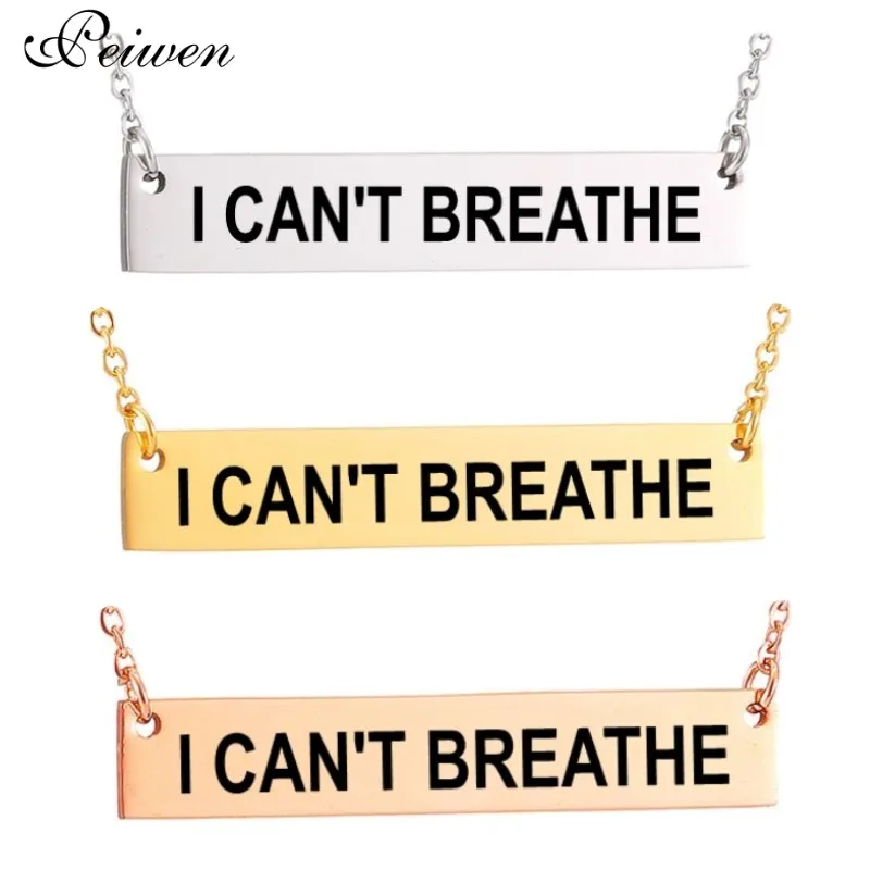 Ожерелье с подвеской «I Can't Breath» из нержавеющей стали, персонализированная табличка с индивидуальным знаком, ожерелье с пустым стержнем, гра...
Ожерелье с подвеской «I Can't Breath» из нержавеющей стали, персонализированная табличка с индивидуальным знаком, ожерелье с пустым стержнем, гра...