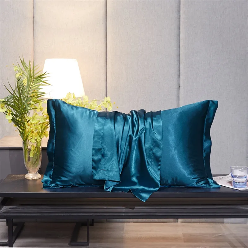 Promotion Pillowcase Emulation Silk Pillow Cover Home Bedding Smoothy Satin Solid Color Smooth 1pc/2pcs Covers Pillows 48x74
Promotion Pillowcase Emulation Silk Pillow Cover Home Bedding Smoothy Satin Solid Color Smooth 1pc/2pcs Covers Pillows 48x74