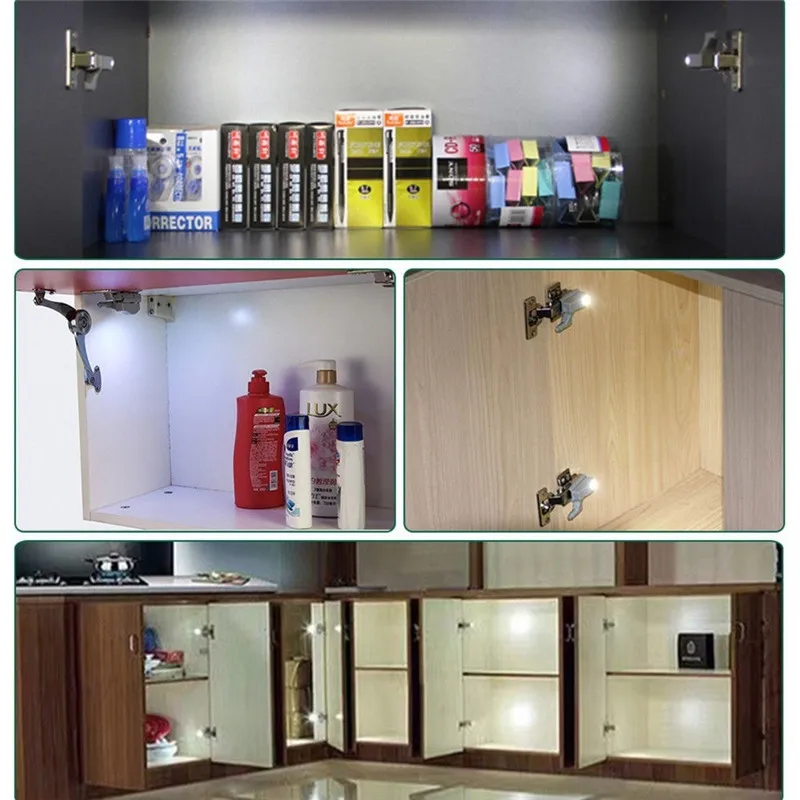 20pcs/10pcs 0.25W Universal Under Cabinet LED Light Cupboard Closet Wardrobe Inner Hinge LED Sensor Light Kitchen Night Lights
20pcs/10pcs 0.25W Universal Under Cabinet LED Light Cupboard Closet Wardrobe Inner Hinge LED Sensor Light Kitchen Night Lights