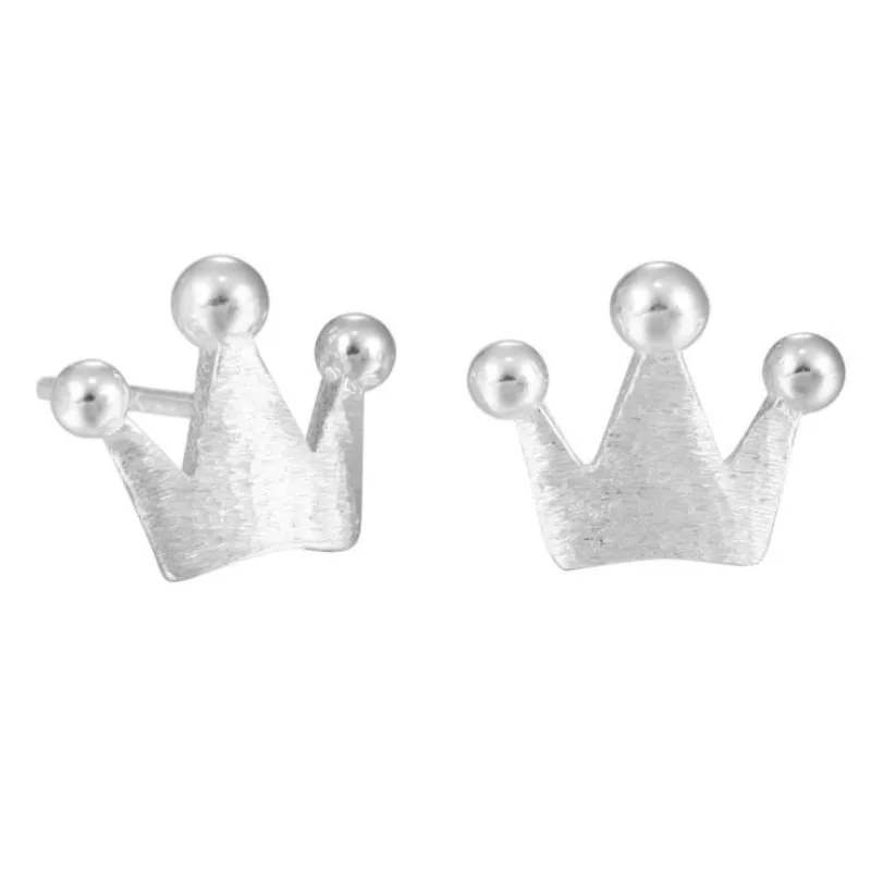 New 925 Sterling Silver Fashion Jewelry Small Fresh Bristles Simple Crown Personality Exquisite Popular Women Stud Earrings E24
New 925 Sterling Silver Fashion Jewelry Small Fresh Bristles Simple Crown Personality Exquisite Popular Women Stud Earrings E24