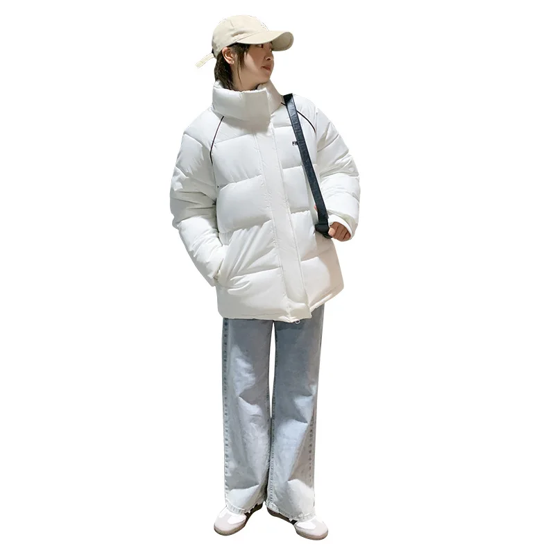Bread Clothing Female Student Korean Version Loose Stand Collar Temperament Women Thickened Warm 2021 Winter Cotton Jacket Black
Bread Clothing Female Student Korean Version Loose Stand Collar Temperament Women Thickened Warm 2021 Winter Cotton Jacket Black