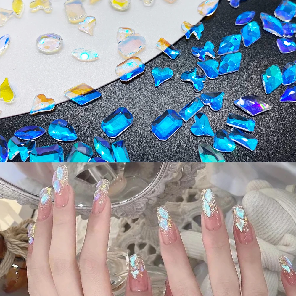 20pcs Transparent Paradis Crystal Nail Diamond Strass Glass Rhinestones For 3D Nails Art Decorations Supplies Jewelry Rhinestone
20pcs Transparent Paradis Crystal Nail Diamond Strass Glass Rhinestones For 3D Nails Art Decorations Supplies Jewelry Rhinestone