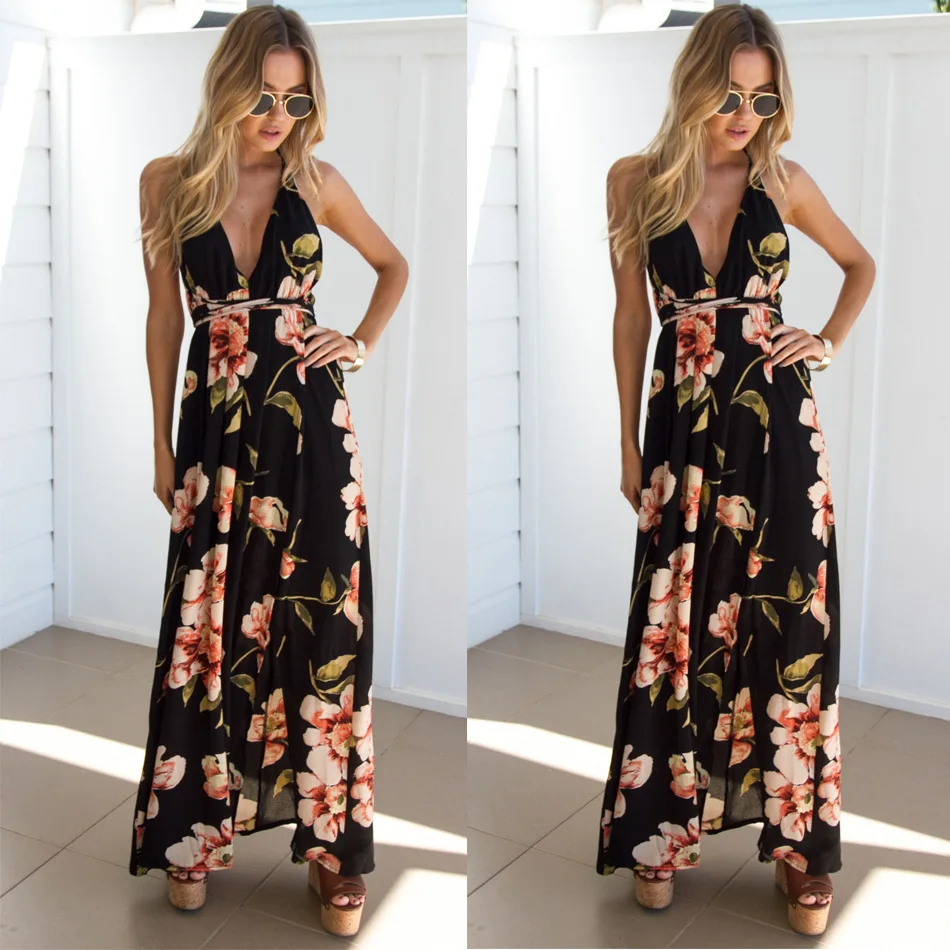 Summer Dress 2021 Floral Vestidos Mujeres Sexy Maxi Dress Long Pleated Dresses Backless Robe Femme Robe Longue Evenning-Dress
Summer Dress 2021 Floral Vestidos Mujeres Sexy Maxi Dress Long Pleated Dresses Backless Robe Femme Robe Longue Evenning-Dress