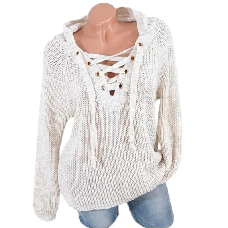 Plus Size Women's Long-sleeved Top Lace-up Sweater 2020 Urban Casual Solid Color Stitching Loose Sweater
Plus Size Women's Long-sleeved Top Lace-up Sweater 2020 Urban Casual Solid Color Stitching Loose Sweater