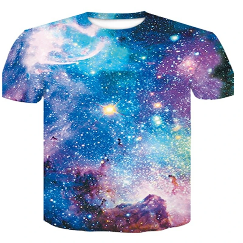 2021 new starry sky men's T-shirt beautiful starry sky top 3D printing fashion short-sleeved round neck casual shirt
2021 new starry sky men's T-shirt beautiful starry sky top 3D printing fashion short-sleeved round neck casual shirt