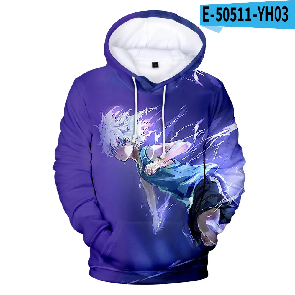 Casual 3D Full-Time Hunter Hoodies Sweatshirts Men Women Hip Hop Hoodie Autumn 3D Comic Hisoka Boys Girls Black Hoodies
Casual 3D Full-Time Hunter Hoodies Sweatshirts Men Women Hip Hop Hoodie Autumn 3D Comic Hisoka Boys Girls Black Hoodies