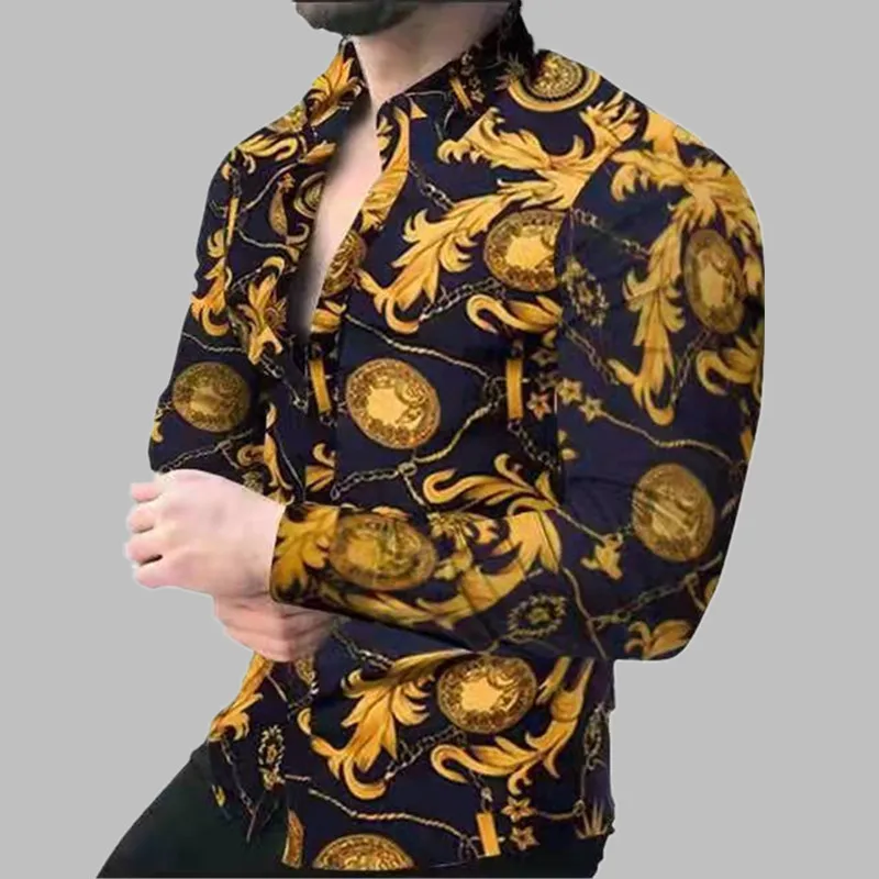 2021 Hot Sale European American Men's Clothing Letter Print Fashion Casual Shirt Single-Breasted Cardigan Long Sleeve Men Shirt
2021 Hot Sale European American Men's Clothing Letter Print Fashion Casual Shirt Single-Breasted Cardigan Long Sleeve Men Shirt