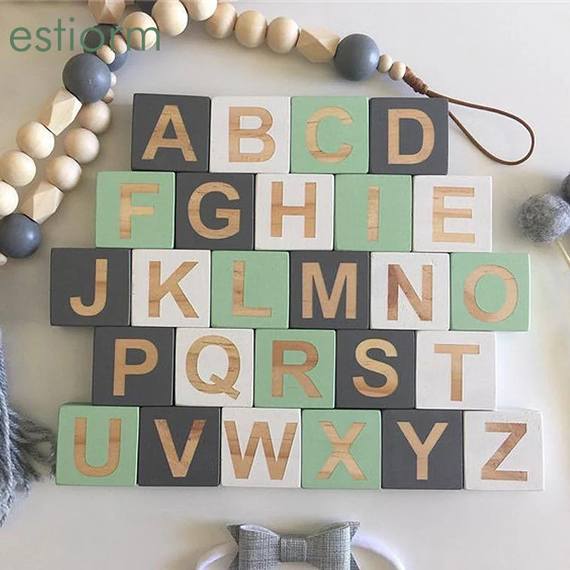 Wooden Numbers & Alphabet Letters,Wood English ABC Blocks,Baby Name Cubes,Newborn Photography Accessories Bedroom Room Decor
Wooden Numbers & Alphabet Letters,Wood English ABC Blocks,Baby Name Cubes,Newborn Photography Accessories Bedroom Room Decor