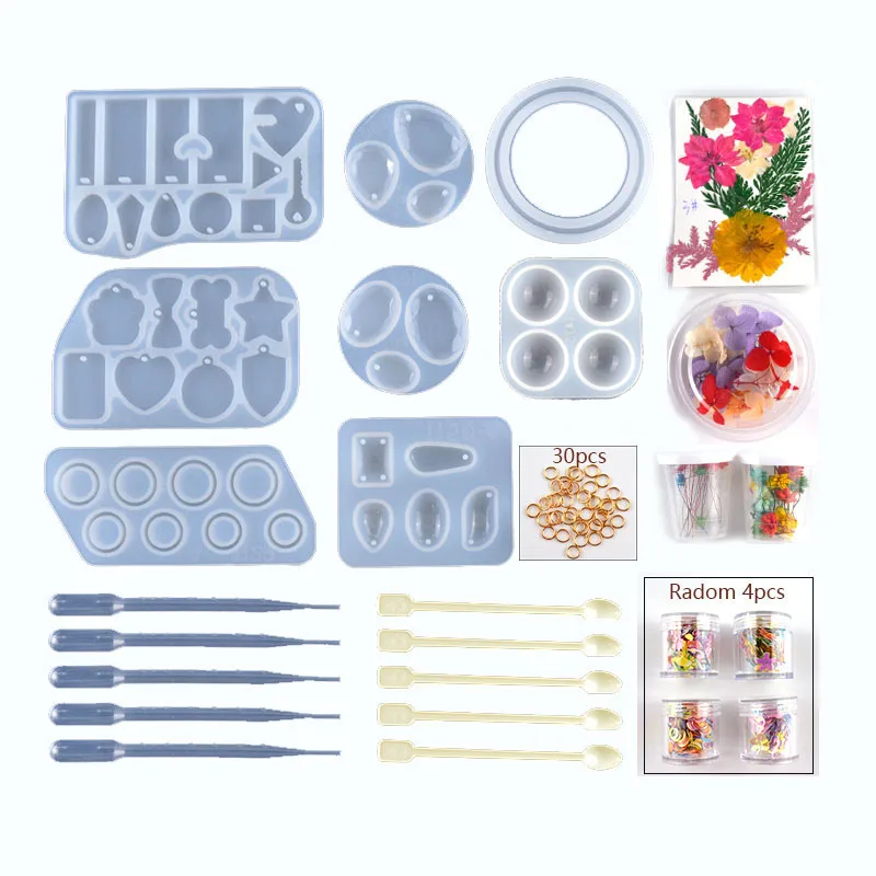 74 PCS Silicone Pendant Molds Jewelry Tools Resin Silicone Molds Set with a White Storage Bag for DIY Jewelry Craft Making
74 PCS Silicone Pendant Molds Jewelry Tools Resin Silicone Molds Set with a White Storage Bag for DIY Jewelry Craft Making