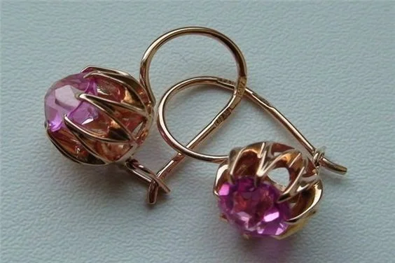 New Cute Rose Gold Color Hook Earrings for Women Red Stone Flowers Shaped Drop Earrings Fashion Party Jewelry 2021 Trend Gift 
New Cute Rose Gold Color Hook Earrings for Women Red Stone Flowers Shaped Drop Earrings Fashion Party Jewelry 2021 Trend Gift