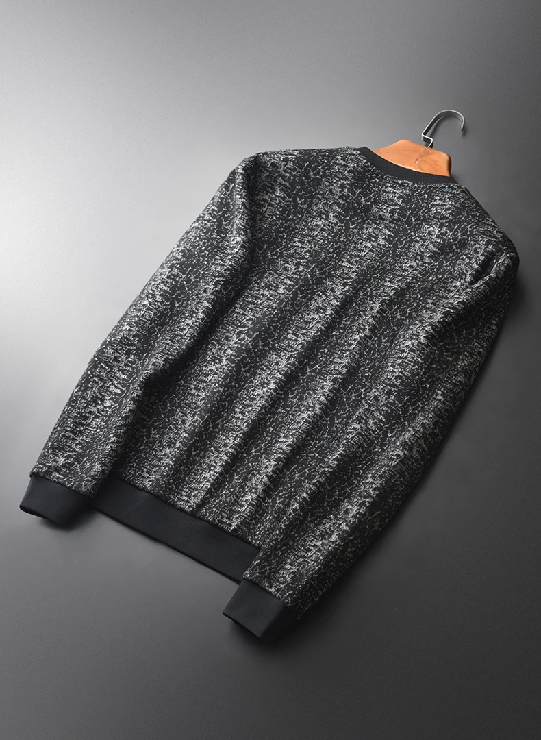 Velvet Thick Add Men Luxury Yarn-dyed Jacquard Round Collar Sweatshirt Male Autumn Winter Slim Mens Hoodies
Velvet Thick Add Men Luxury Yarn-dyed Jacquard Round Collar Sweatshirt Male Autumn Winter Slim Mens Hoodies