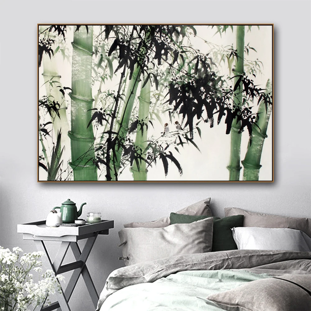 Modern Abstract Oil Painting Print on Canvas Bamboo forest Landscape Canvas Art Printing Wall Art Picture for Home Decor
Modern Abstract Oil Painting Print on Canvas Bamboo forest Landscape Canvas Art Printing Wall Art Picture for Home Decor