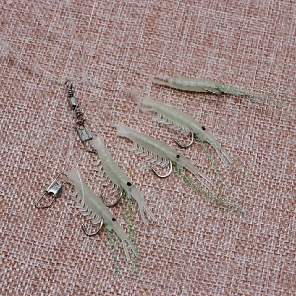 5Pcs/Pack Fishing Bait Glow In Dark Soft Simulation Prawn Shrimp Fishing Lure Hook Baits Artificial Fishing Lure Tackle Soft Bai
5Pcs/Pack Fishing Bait Glow In Dark Soft Simulation Prawn Shrimp Fishing Lure Hook Baits Artificial Fishing Lure Tackle Soft Bai