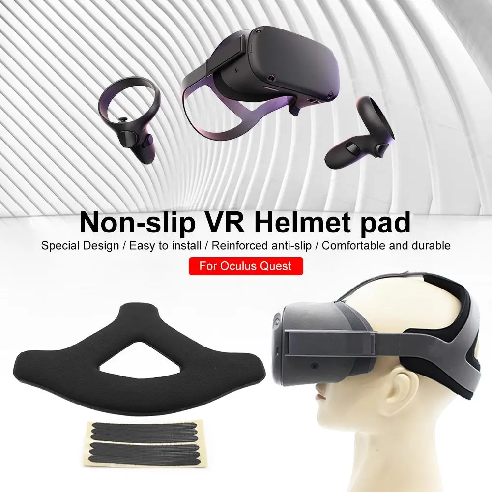 Non-slip VR Helmet Head Pressure-relieving Strap Foam Pad Cushion Headband Fixing Accessories For Oculus Quest VR Headset
Non-slip VR Helmet Head Pressure-relieving Strap Foam Pad Cushion Headband Fixing Accessories For Oculus Quest VR Headset