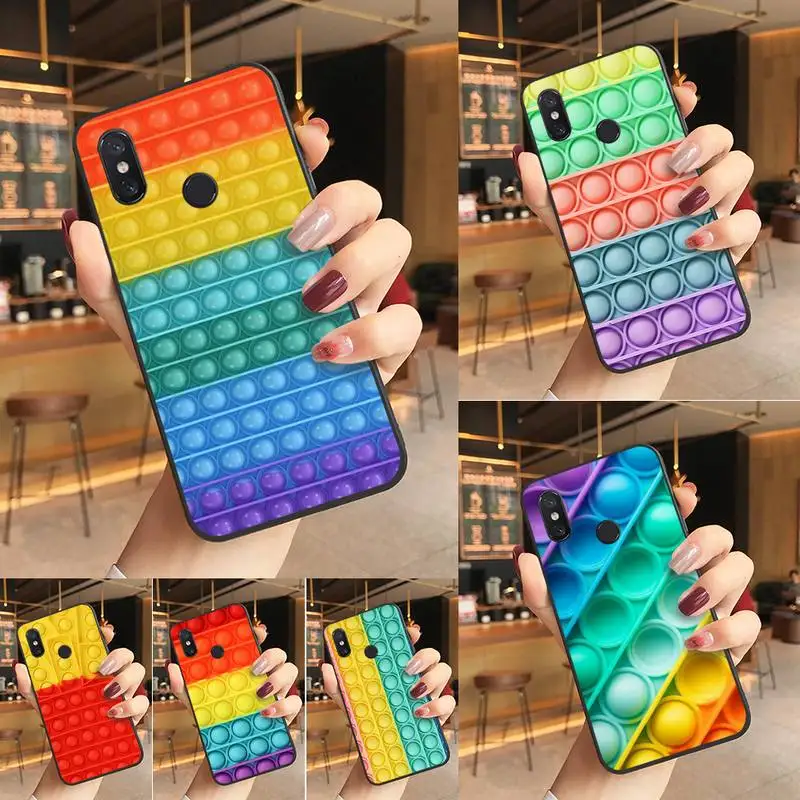 Pop Bubble Fidget Toys Phone Case For Xiaomi Redmi Note8A 7 5 Note8pro 8T 9Pro TPU Coque for note6pro Funda Capa
Pop Bubble Fidget Toys Phone Case For Xiaomi Redmi Note8A 7 5 Note8pro 8T 9Pro TPU Coque for note6pro Funda Capa