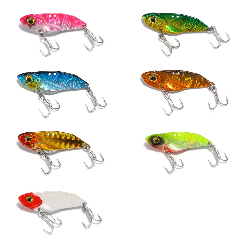 VIB 7/10/15g 3D Eyes Metal Vib Blade Lure Sinking Vibration Baits Artificial Vibe for Bass Pike Perch Fishing Colors
VIB 7/10/15g 3D Eyes Metal Vib Blade Lure Sinking Vibration Baits Artificial Vibe for Bass Pike Perch Fishing Colors