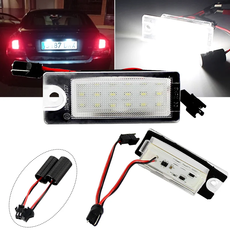 2Pcs LED License Plate Lights 18 Car Number LEVED License Plate Lamp Light for Volvo S80 99-06 S60 V70 XC70 XC90 Car Accessories
2Pcs LED License Plate Lights 18 Car Number LEVED License Plate Lamp Light for Volvo S80 99-06 S60 V70 XC70 XC90 Car Accessories