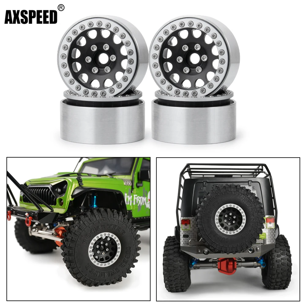 AXSPEED 1/4/5 шт. сплав 1,9 "Beadlock Колесные диски для Axial SCX10 D90 TRX4 1/10 RC гусеничные автомобильные детали
AXSPEED 1/4/5 шт. сплав 1,9 "Beadlock Колесные диски для Axial SCX10 D90 TRX4 1/10 RC гусеничные автомобильные детали