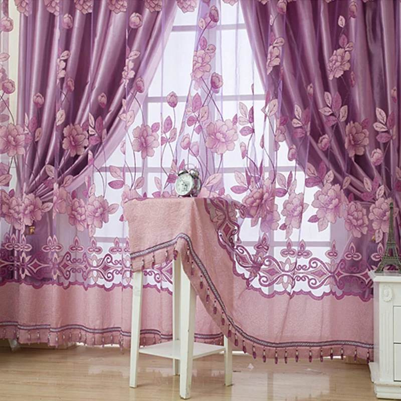 Flower Tulle Door Decor Window Curtain Drape Panel Sheer Scarf Valances US Stock
Flower Tulle Door Decor Window Curtain Drape Panel Sheer Scarf Valances US Stock