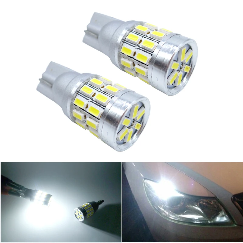 2pcs w5w led T10 LED Bulbs Canbus 30SMD 3014 For Car Parking Position Lights Interior Map Dome Lights 12V White
2pcs w5w led T10 LED Bulbs Canbus 30SMD 3014 For Car Parking Position Lights Interior Map Dome Lights 12V White