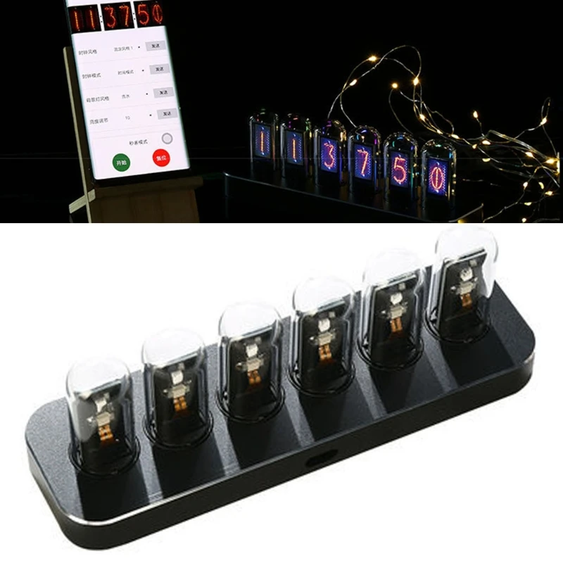Новинка 2022, ретро светящиеся аналоговые часы Nixie Tube Elekstube, настольные Креативные украшения
Новинка 2022, ретро светящиеся аналоговые часы Nixie Tube Elekstube, настольные Креативные украшения