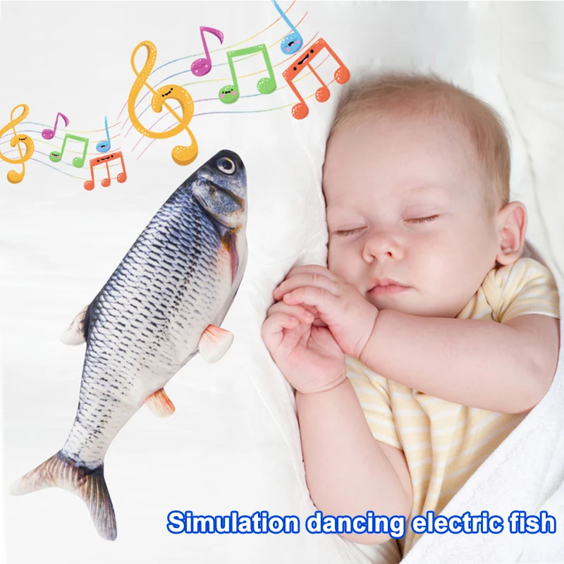 Flopping Fish Moving Fish Plush Toy With Light and Sound Realistic Flopping Fish Wiggle Fish Toys Motion Kitten Toy FHJ889
Flopping Fish Moving Fish Plush Toy With Light and Sound Realistic Flopping Fish Wiggle Fish Toys Motion Kitten Toy FHJ889