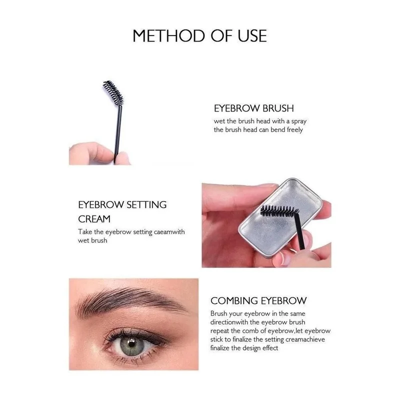 Eyebrow Soap Wax 3D Eyebrow Pomade Setting Gel Trimmer Fluffy Feathery Waterproof Long Lasting Fashion Women Makeup Tools
Eyebrow Soap Wax 3D Eyebrow Pomade Setting Gel Trimmer Fluffy Feathery Waterproof Long Lasting Fashion Women Makeup Tools