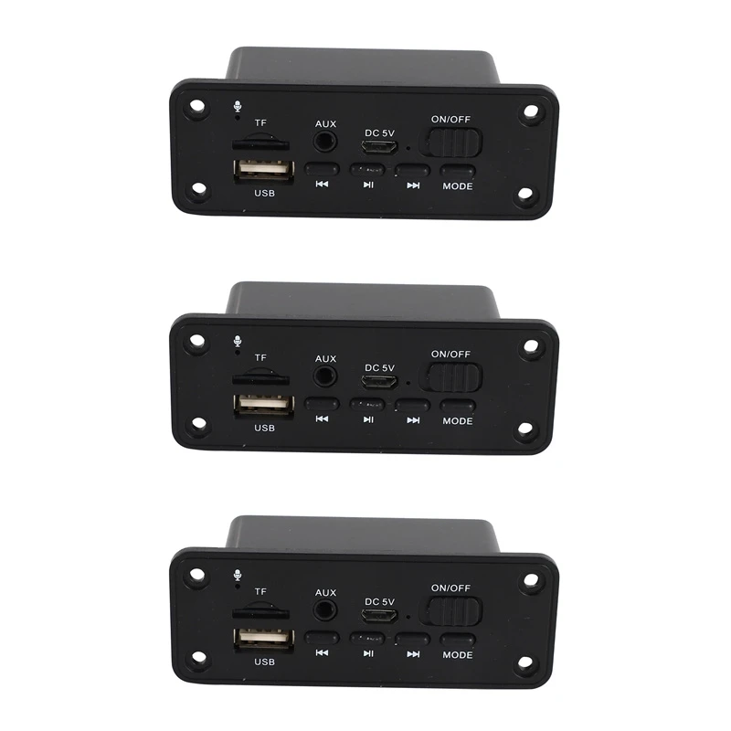 3X Hands-Free MP3 Player Decoder Board 2 X 3W Amplifier DC 5V MP3 WMA Wireless Bluetooth 5.0 Decoder Board Audio
3X Hands-Free MP3 Player Decoder Board 2 X 3W Amplifier DC 5V MP3 WMA Wireless Bluetooth 5.0 Decoder Board Audio