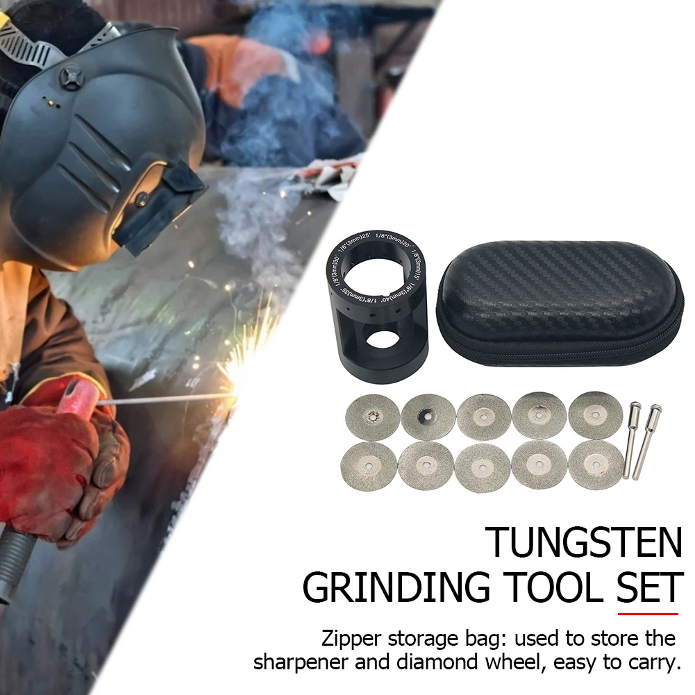 Aluminum Tungsten Electrode Sharpen Tool Tungsten Rods Needles Sharpener Grinder Head Argon Arc TIG Welding Tools Set
Aluminum Tungsten Electrode Sharpen Tool Tungsten Rods Needles Sharpener Grinder Head Argon Arc TIG Welding Tools Set