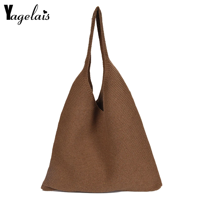 2023 Winter Women's Wool Knit Shoulder Bag Women's Retro Tote Handbag Women Cotton Shopping Bag
2023 Winter Women's Wool Knit Shoulder Bag Women's Retro Tote Handbag Women Cotton Shopping Bag