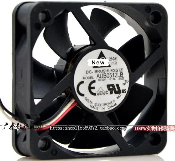 Охлаждающий вентилятор для сервера DELTA AUB0512LB AT48 DC 12V 0.11A 50x50x15 мм 
Охлаждающий вентилятор для сервера DELTA AUB0512LB AT48 DC 12V 0.11A 50x50x15 мм