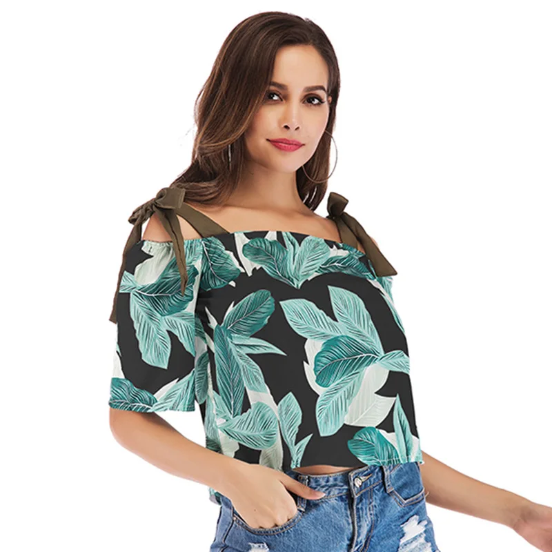 Loose Strap Floral Print Chiffon Sling Shirt Women's New Summer Fashion Casual Lace Vacation Short Sleeve Spring And Summer
Loose Strap Floral Print Chiffon Sling Shirt Women's New Summer Fashion Casual Lace Vacation Short Sleeve Spring And Summer