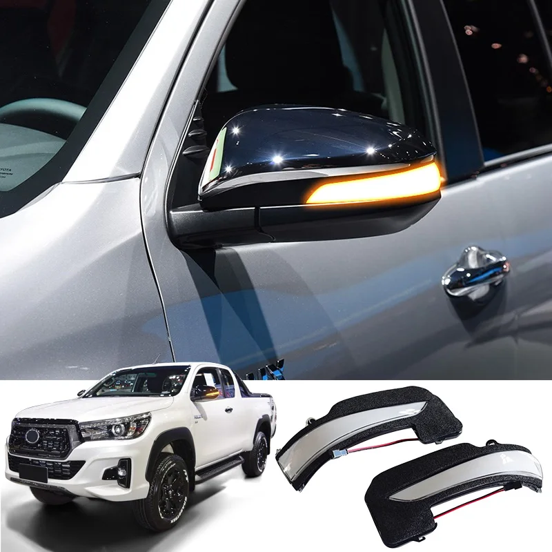 For Toyota Hilux 2015-2019 2pcs LED Side Mirror Flowing Turn Signal Light Turning Lamp Hilux Accessories 2016 2017 2018
For Toyota Hilux 2015-2019 2pcs LED Side Mirror Flowing Turn Signal Light Turning Lamp Hilux Accessories 2016 2017 2018