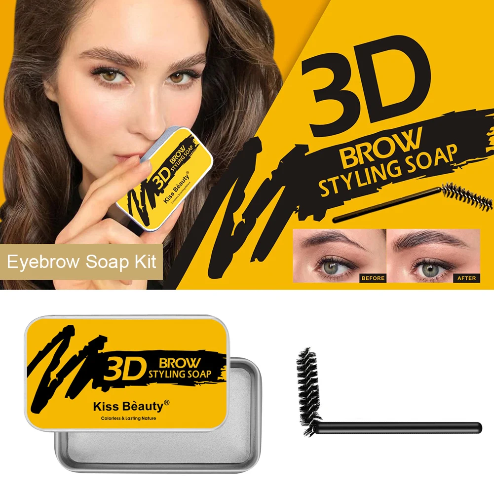Eyebrow Soap Kit Brows Styling Soap Long Lasting Eyebrow Setting Gel with Brush for Natural Brows Makeup Balm Colorless Odorless
Eyebrow Soap Kit Brows Styling Soap Long Lasting Eyebrow Setting Gel with Brush for Natural Brows Makeup Balm Colorless Odorless