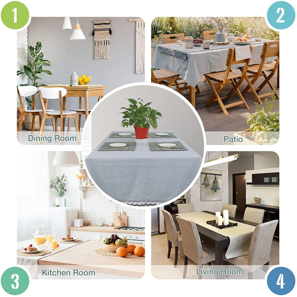 Heavy Linen and Cotton Fabric Tablecloth Rectangle Table Cover Cloth for Kitchen Dinner Restaurant Wedding Party Decoration
Heavy Linen and Cotton Fabric Tablecloth Rectangle Table Cover Cloth for Kitchen Dinner Restaurant Wedding Party Decoration