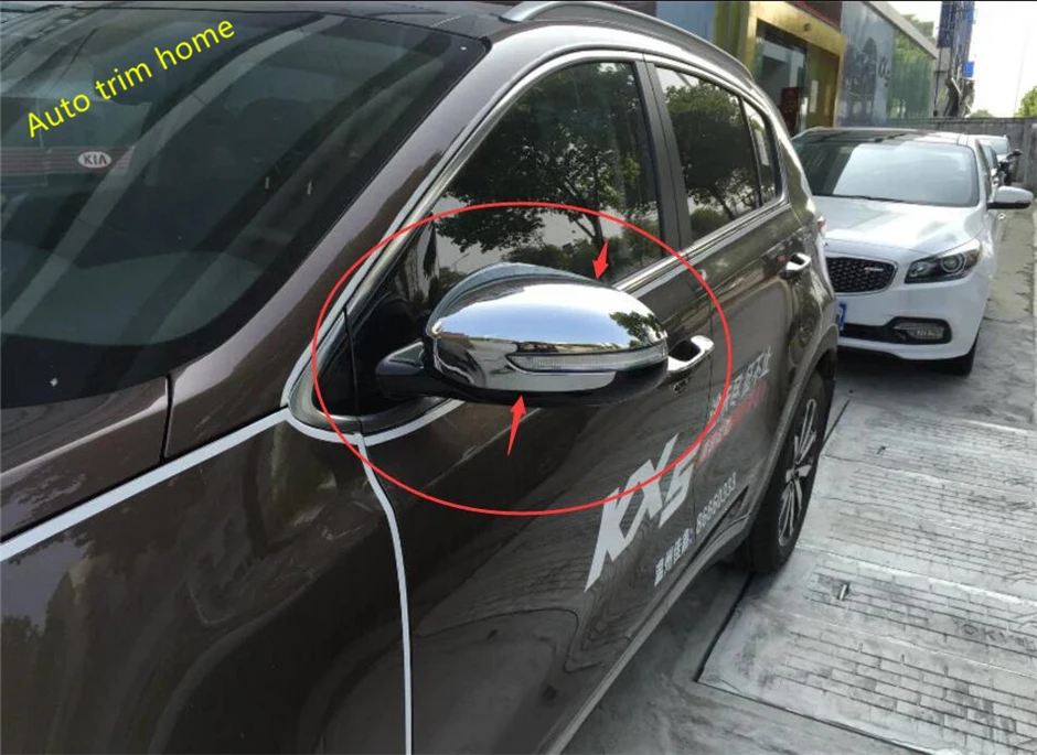 ABS Chrome Exterior Refit Kit For KIA Sportage 2016 - 2019 Door Side Wing Rearview Mirror Case Mirror Cover Cap Trim 2 Pcs
ABS Chrome Exterior Refit Kit For KIA Sportage 2016 - 2019 Door Side Wing Rearview Mirror Case Mirror Cover Cap Trim 2 Pcs