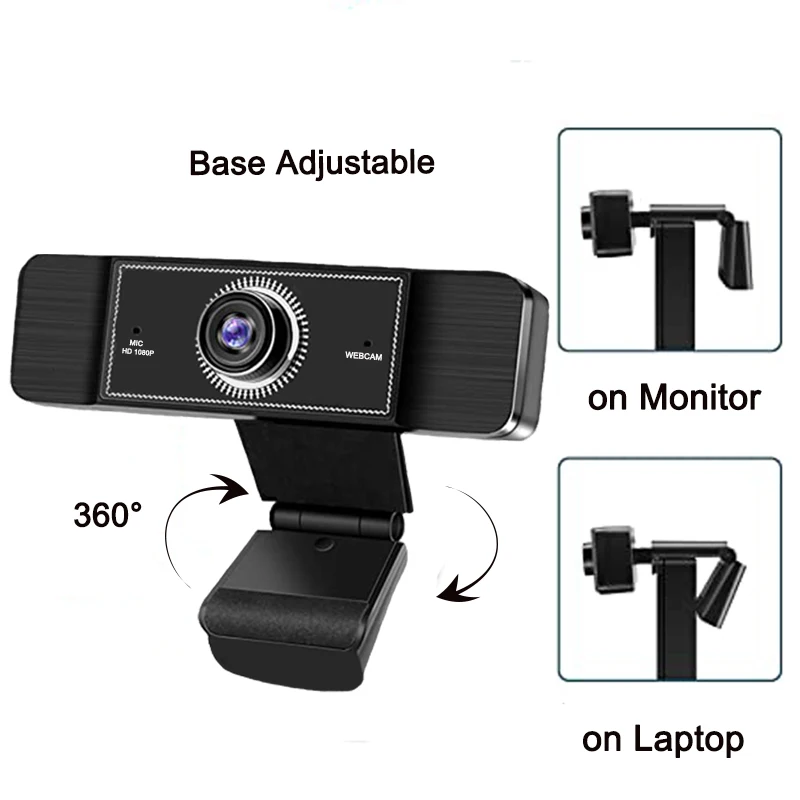 Webcam with Microphone,HISTARSHIP 1080P HD Streaming Computer Webcam Camera with 95-Degree Wide View Angle, USB Plug and Play
Webcam with Microphone,HISTARSHIP 1080P HD Streaming Computer Webcam Camera with 95-Degree Wide View Angle, USB Plug and Play