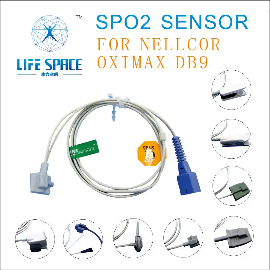 Short Cable Neonate silicone Reusablev popular SPO2 oxygen sensor nellcor oximax 1.1m length
Short Cable Neonate silicone Reusablev popular SPO2 oxygen sensor nellcor oximax 1.1m length