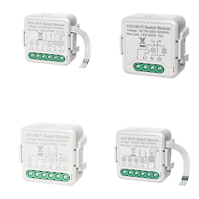 Tuya WiFi Switch Module with Dual Way Control, Smart Life Smart Home Interruptor Work for Alexa, Google Home
Tuya WiFi Switch Module with Dual Way Control, Smart Life Smart Home Interruptor Work for Alexa, Google Home