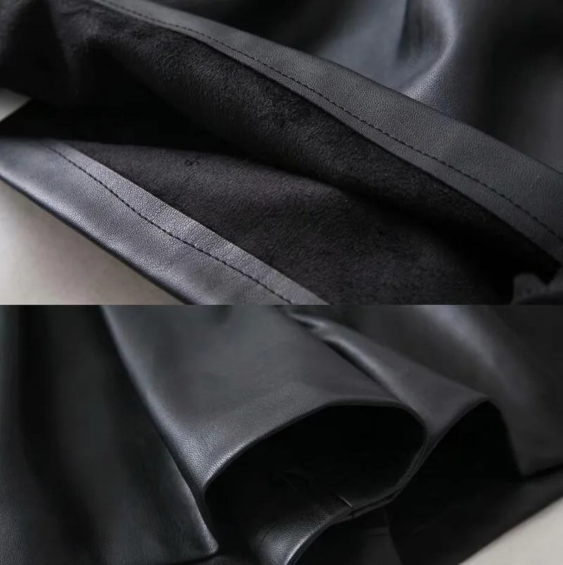 KALENMOS Women PU Leather High Waist Shorts Black Orange Color with Belt Wide Leg Faux Leather Spring Summer Loose Biker Shorts
KALENMOS Women PU Leather High Waist Shorts Black Orange Color with Belt Wide Leg Faux Leather Spring Summer Loose Biker Shorts